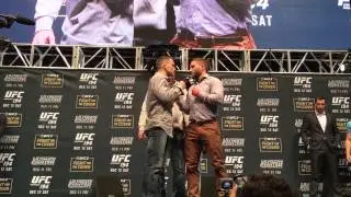 TUF Finale: Frankie Edgar vs Chad Mendes staredown