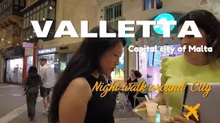 Valletta night life #gozo #ferry #valletta #malta#travel #travelvlog #europe #tibetanvlogger #love 