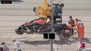 Verstappen Hard Crash live - Silverstone 2021- fans perspective / Compilation