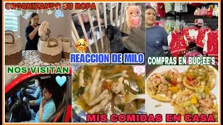 ‼️LA REACCION DE  MILO 🐶CONOCIENDO AL  BEBE👶🏽MI DIETA Y LABORES EN CASA UN PEQUEÑO PASEO EN FAMILIA