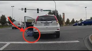 Woman Ran Over By Her Own Car at Busy Intersection