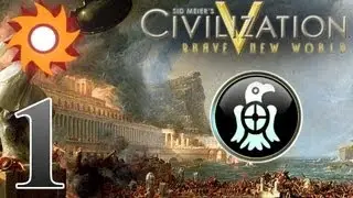 Civilization V Brave New World - Fall of Rome Scenario - Episode 1 ...Here Come the Barbarians...