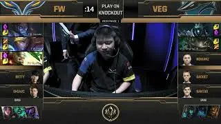[06.05.2019] FW vs VEG - V&aacute;n 1 | Knockout - V&ograve;ng Play-In | MSI 2019