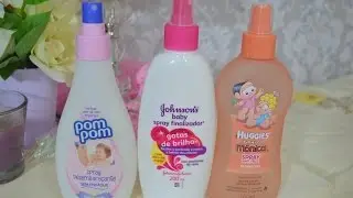 SPRAY INFANTIL I COMPARAÇÃO I Pompom, Johnsons e Huggies