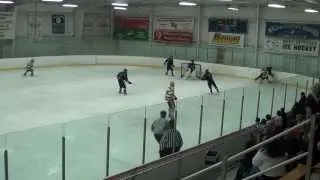 Alec Nikolai knocks opponent down