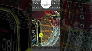 Transformation of Zero Lifestyle smartwatch into a photorealistic 3D product render - Techversol