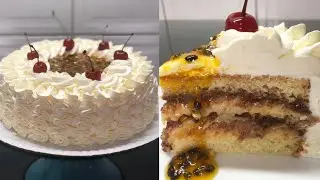 BOLO DELICIA DE MARACUJÁ COM CREME DE AVELÃ