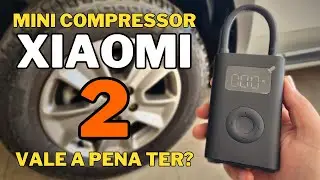 MINI COMPRESSOR DE AR PORTÁTIL XIAOMI VALE A PENA? TESTE PRÁTICO! XIAOMI MIJIA 2
