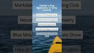 2025 Father's Day Activities in Grey County 👨&zwj;👧&zwj;👧 🎣 | Susan Moffat, REALTOR&reg;