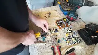 Getting the copper brass and Transformers off powerboards it really adds up