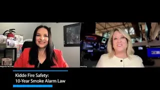 Kidde Fire Safety: 10-Year Smoke Alarm Law | Jane King at NYSE Interviews Stephanie Berzinski