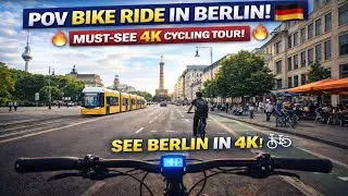 Biking Through the Streets of Berlin 🇩🇪 | 4K City Tour on Two Wheels