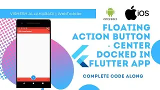 Flutter #1 - Center Docked Floating Action Button - Code Along