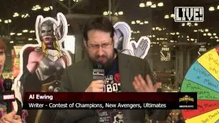 Writer Al Ewing joins Marvel LIVE!