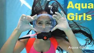 Scuba Girl Mask Clearing