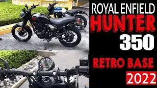 Royal Enfield Hunter 350 2022 Retro Base Variant First Look