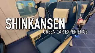 First Time in the Green Car! Shinkansen Luxury Experience
