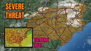 🥵 Heat wave continues  ⚡ Monitoring severe weather threat