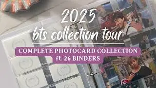 Complete 2025 BTS Photocard Collection Binder Tour ft. 26 binders