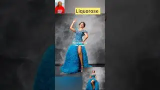 Nigerian reality Tv star, Liquorose looks absolutely stunning in this lovely blue dress. So cute