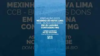 #ccbpregacao #ccbbras #ccbmocidade #ccbhinoavulso #ccb2025