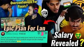 Admino Accidentally Reveal Salary ?😳 | Godl Epic Lan Entry Plan 😂 | Admino On Godl Lan Preparation 🔥
