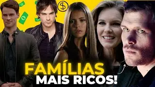 AS 9 FAMÍLIAS MAIS RICAS do UNIVERSO DE DIÁRIOS DE UM VAMPIRO! ( ELITE DE TVD) 💰