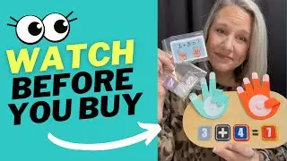 Review of Preschool Learning Toys #ad #amazonreview #mathematics #montessori #mathtoy #learningtoy