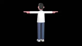 3D Cartoon Doctor Character Turntable | Stylized Medical Model Preview