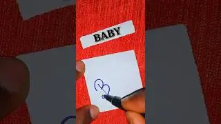 Beautiful Signature Baby ❤️ | Signature Art | Signature Ideas | Signature Design #viral #shorts #yt
