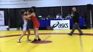 2014 World Team Trials: 75 kg Kristine Longeau vs. Veronica Keefe