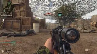 Call of Duty  WWII Beta Эпичная Оборона за Немцев в конце! 60+ FPS 1080p60