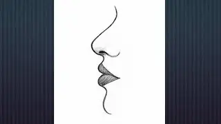 Sketch Trick Nose & Lips#Artist Minimal Art#Easy Drawing With pencil#Pure pencil Art #Video#Art#