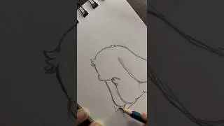 Simple bunny drawing🐇| Step by step Easter drawing #tannu #bunny #sketch #shorts #ytshort #ytshort