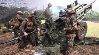 31st MEU and Filipino forces bang out artillery training