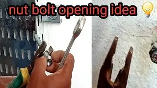 thred nut bolt opening Idea by #tmtechnical 