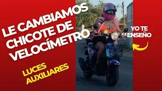 LE CAMBIAMOS EL CHICOTE DEL VELOCIMETRO D125LT Y LUCES AUXILIARES #d125 #125cc #italika