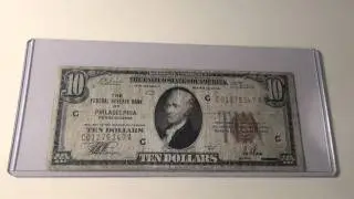 1929 $10 Brown Seal National Currency