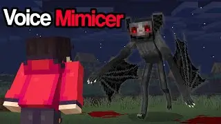 I added the VOICE MIMIC in Minecraft.. *SCARY*