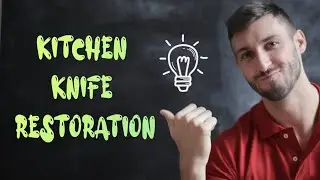 Kitchen knife restoration #trick #interiordesign #tips 