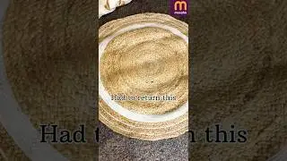 Big Round Jute Rug For Home Decor #meeshohaul #meeshohomedecor #affordable