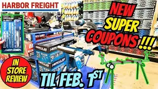 The BEST Super Coupons at Harbor Freight Right Now!  Ends Feb. 1st