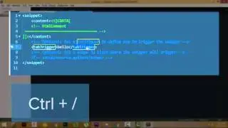 How to create snippet in Sublime Text
