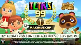 Tetris 99 - Special Event Theme 08 - Animal Crossing: New Horizons