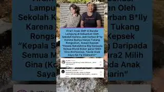 Siswi SMP Korban Bully Dikeluarkan, Ibu Menangis! 😢💔#shorts #shortvideo #trending