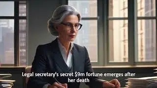 Legal secretary's secret $9m fortune emerges after her death