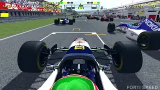 F1 1995 | Luca Badoer Onboard | Minardi Ford | Estoril Portugal | F1 Challenge 99 02 | HD