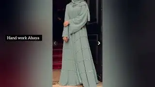 Elegant Hand Work Abaya | Luxury Islamic Wear | Latest Modest Fashion🔹