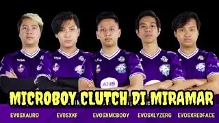 GILAAAAAAA MOMENT MICROBOY CLUTCH 4 ORANG PEMAIN MSC #pubg #pmplid #pmplsea #evos #btrra
