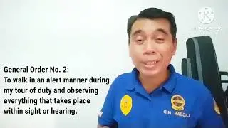 GENERAL ORDER NO. 2